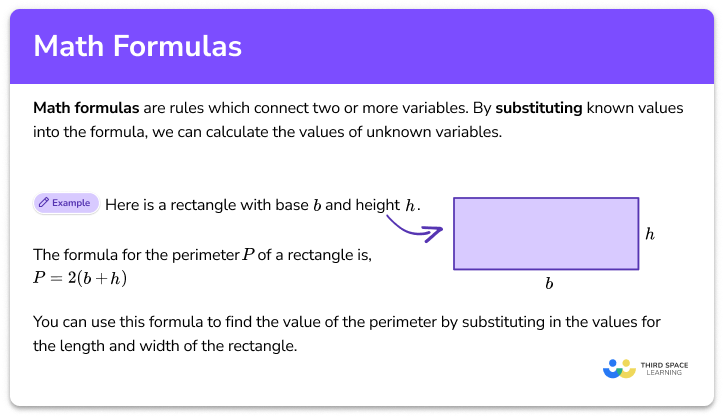 Math formulas