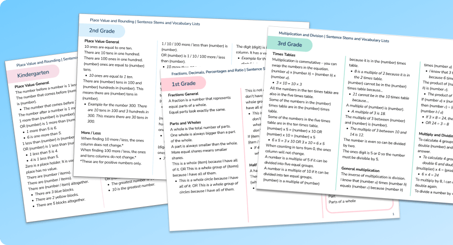 Sentence Stems