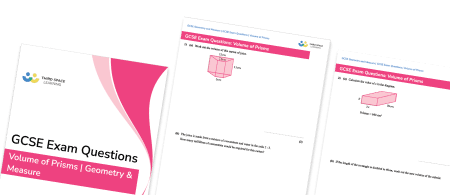 Volume Of Prisms Exam Questions